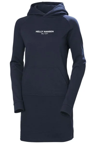 Mikinové šaty s kapucou Helly Hansen Core Hoodie Dress