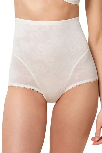 Dámské kalhotky Triumph Wild Rose Highwaist bílé