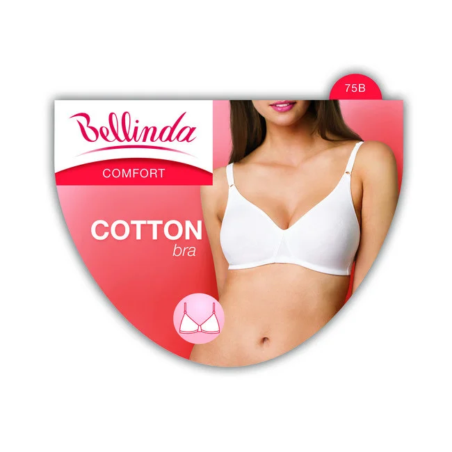 Dámská nevyztužená bavlněná podprsenka COTTON BRA - BELLINDA