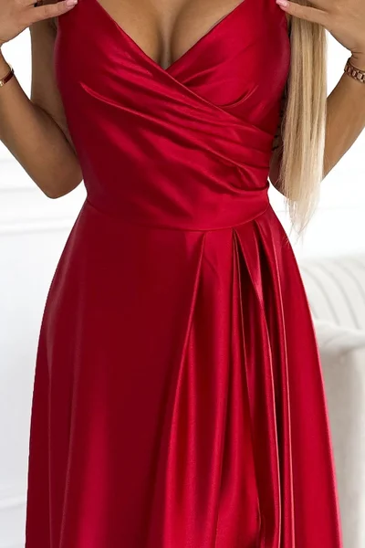 Červené elegantní šaty CHIARA NUMOCO