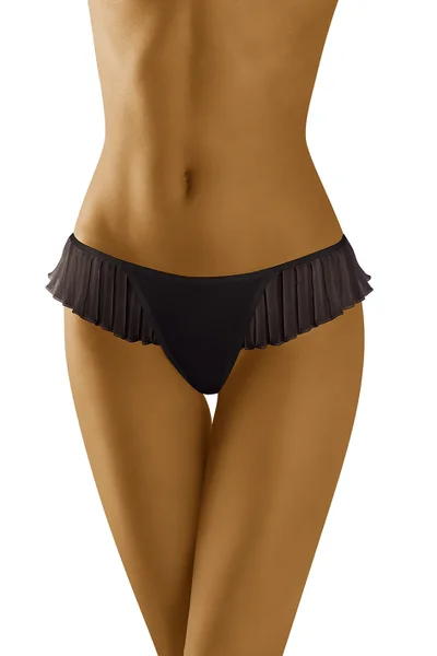 Dámská tanga Maracato Black - Wol-Bar