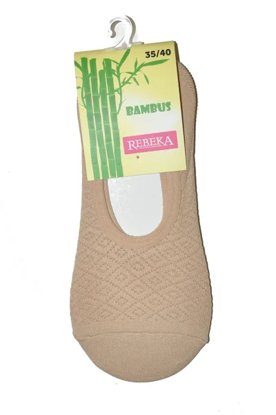 Dámské bambusové ponožky baletky Rebeka
