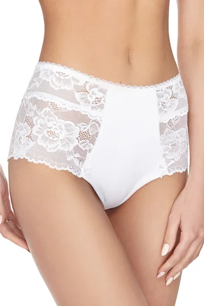 Klasické bílé kalhotky Ewana pro ženy - model 063