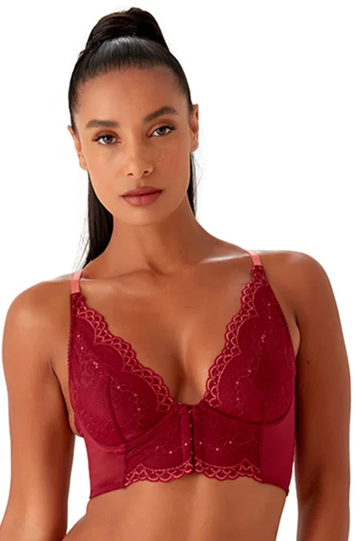 Gossard Bralette Podprsenka s Drátky Cranberry