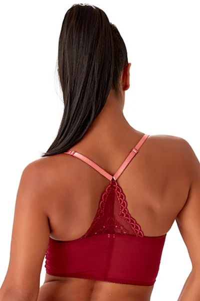 Gossard Bralette Podprsenka s Drátky Cranberry