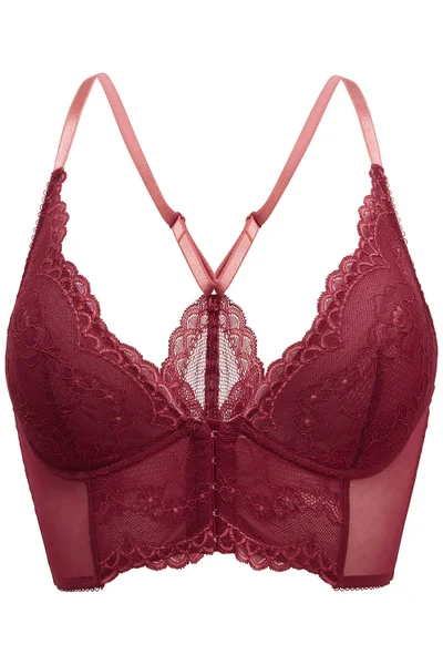 Gossard Bralette Podprsenka s Drátky Cranberry