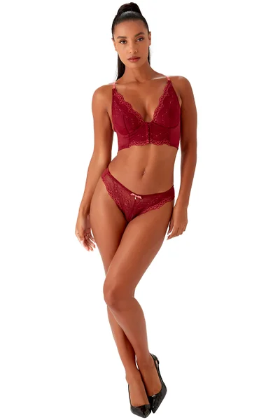 Gossard Bralette Podprsenka s Drátky Cranberry