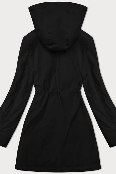 Černá bunda pro ženy s kapucí - Elegantní ochrana S'WEST