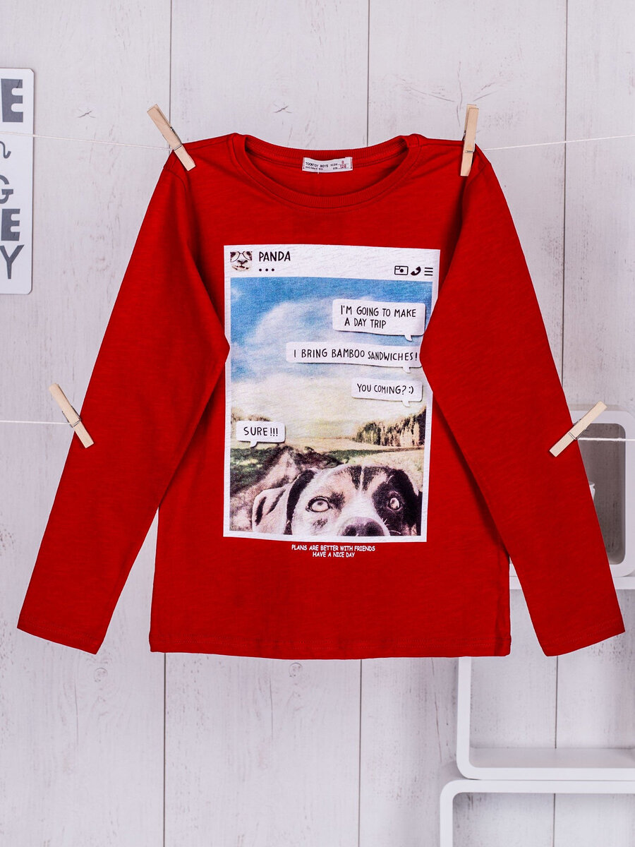 Chlapecké tričko TY BZ 538P červená - FPrice, 116 i523_2016100816173