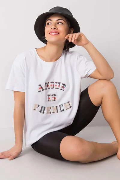 Dámské pistáciové tričko se sloganem Elani FPrice