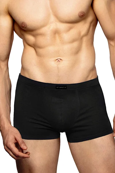 Černé boxerky pro muže 3v1 - Pohodlná elegance od Atlantic