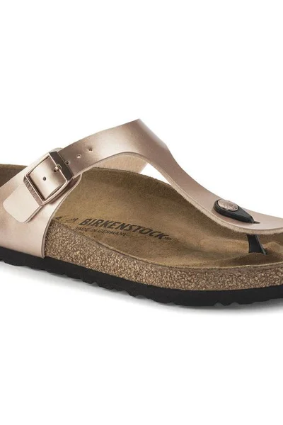 Dámské žabky Gizeh Hnědo-Béžové - Birkenstock