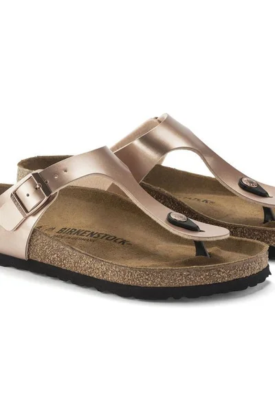 Dámské žabky Gizeh Hnědo-Béžové - Birkenstock