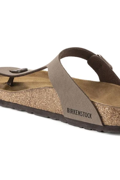 Módní žabky Birkenstock GIZEH s metalickým leskem