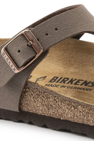 Módní žabky Birkenstock GIZEH s metalickým leskem