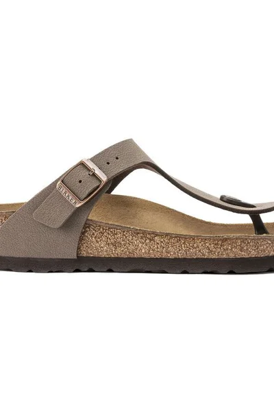 Módní žabky Birkenstock GIZEH s metalickým leskem