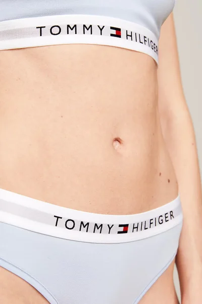 Dámské tanga modré - Tommy Hilfiger Klasik