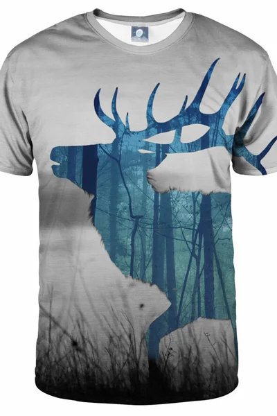 Tričko Aloha From Deer Forest Bound Modré Unisex