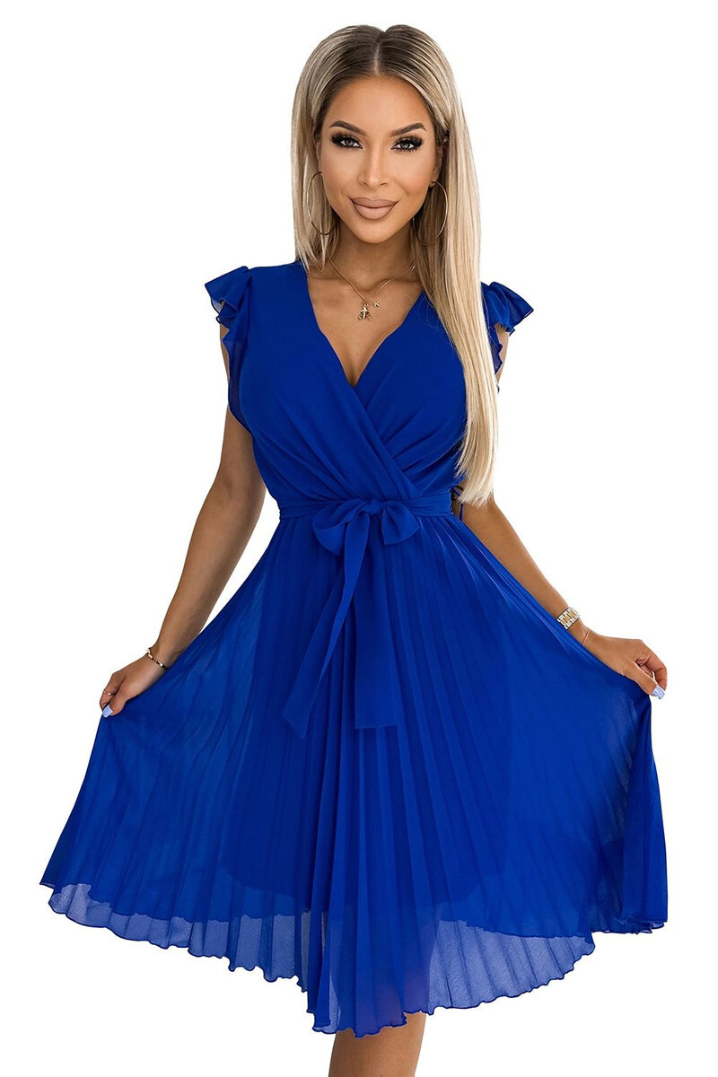Královsky modré šaty POLINA - Numoco, královská modrá XL i41_9999930847_2:královská modrá_3:XL_