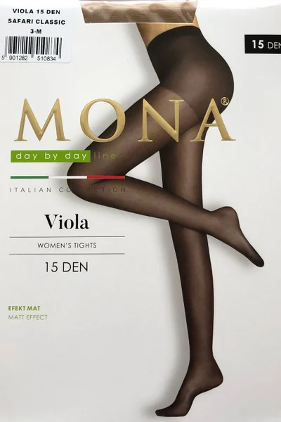 Dámské matné punčochové kalhoty Mona s posílenými kalhotkami a prsty