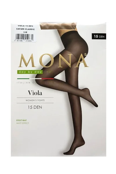 Dámské matné punčochové kalhoty Mona s posílenými kalhotkami a prsty