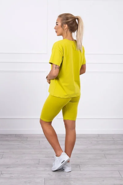 Dámská souprava top+legíny K-Fashion Kiwi