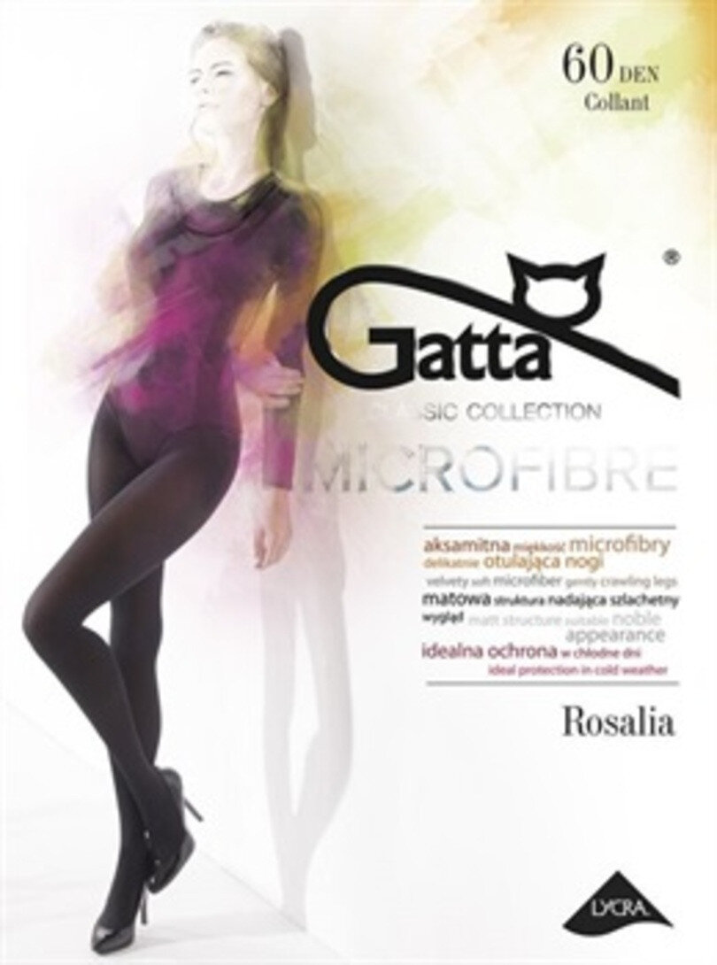 Dámské punčochové kalhoty ROSALIA 9I4 - mikrovlákno, 9I4 DEN Gatta, grafit 4-L i170_000859000443