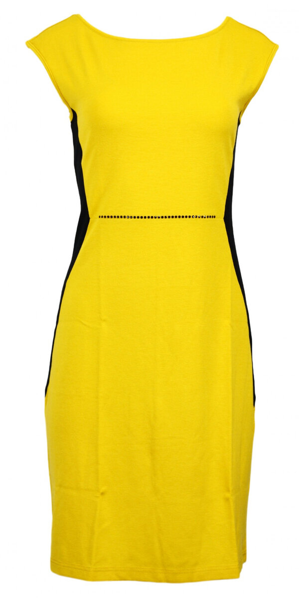 Zlaté šaty Swarovski, Žlutá XL i10_P9287_1:88_2:93_