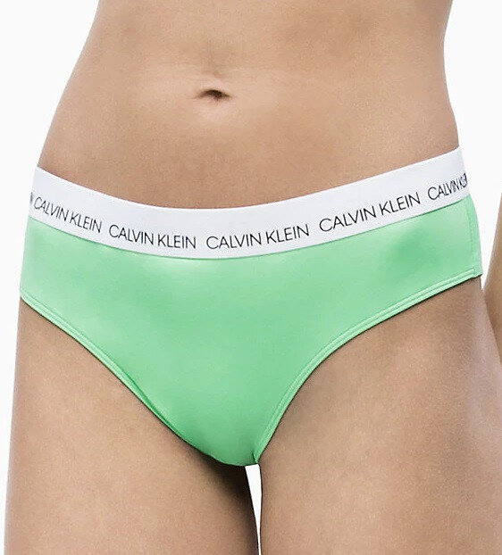 Dámský spodní díl plavek YG13 zelená - Calvin Klein, Zelená M i10_P36322_1:486_2:91_