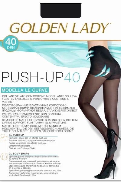 Dámské punčochové kalhoty Golden Lady Push-up 6X3L den