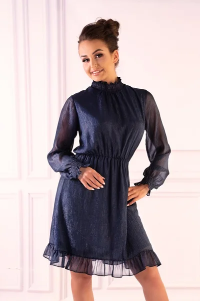 Merribel Dámské Mini Šaty Collya Navy Blue