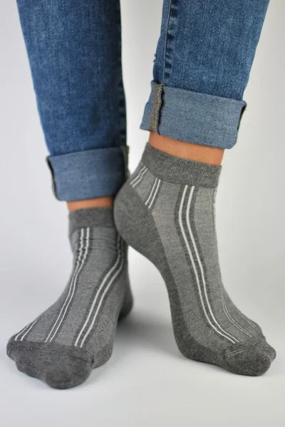 Noviti Bambusové Unisex Ponožky Grey Melange