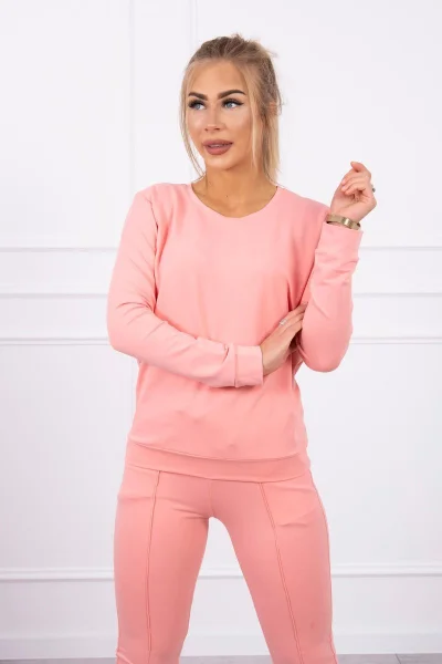 Meruňková teplákovka K-Fashion pro ženy