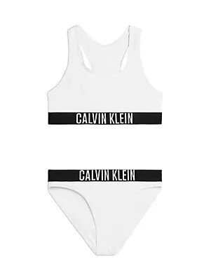 Dívčí soupravy plavek BRALETTE BIKINI SET Calvin Klein i652_KY0KY00056YCD003