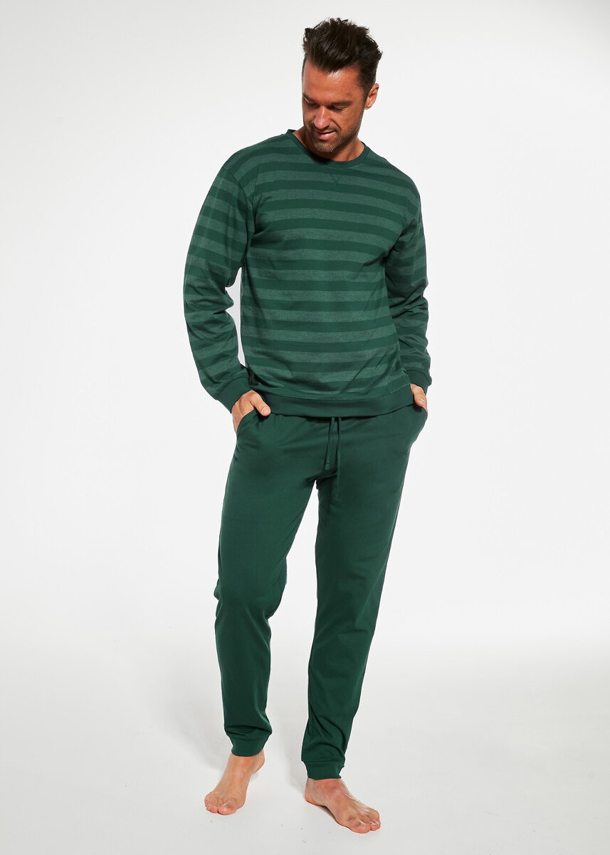 Zelené pyžamo pro muže Comfort Cotton od Cornette, zelená L i384_5144613