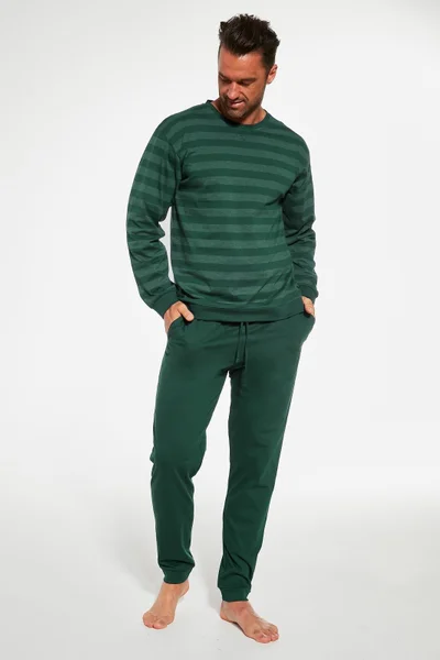 Zelené pyžamo pro muže Comfort Cotton od Cornette