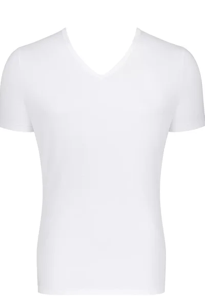 Pánské tílko GO Shirt V-Neck Slim Fit - WHITE - bílé PALW - Sloggi