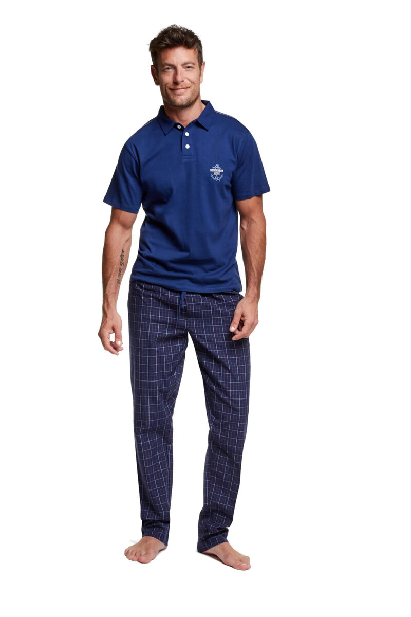 Mužské pohodlné pyžamo Vote - Henderson, tmavě modrá XXL i41_9999939836_2:tmavě modrá_3:XXL_