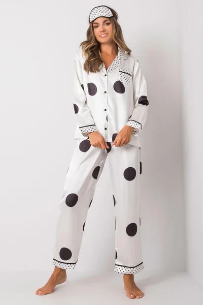 Dámské bílé dvoudílné pyžamo FPrice