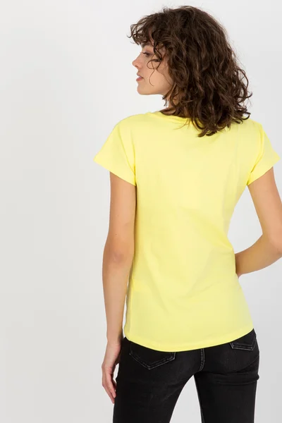 Dámské tričko VI TS 261266 světle žlutá FPrice