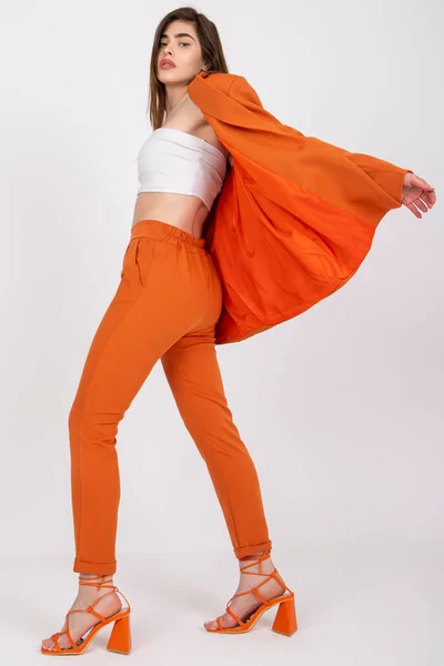 Dámské DHJ kalhoty SP B7J tmavě oranžová FPrice