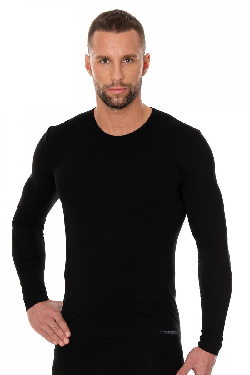 Pánské tričko 3I3FG4 black - Brubeck, černá XXL i41_75609_2:černá_3:XXL_