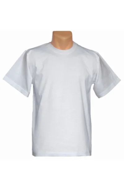 Bílé sportovní tričko 104-110
