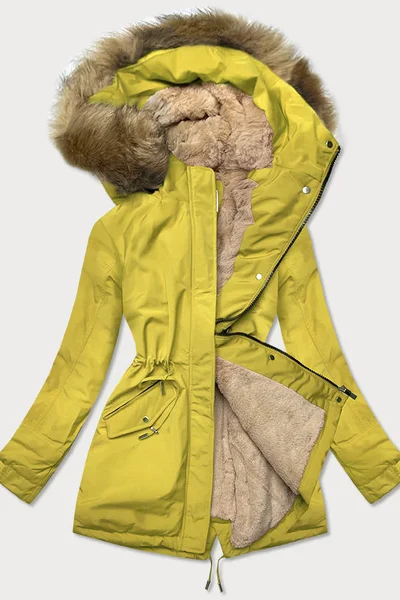 Zimní kožíšková bunda Citrusový sen MHM