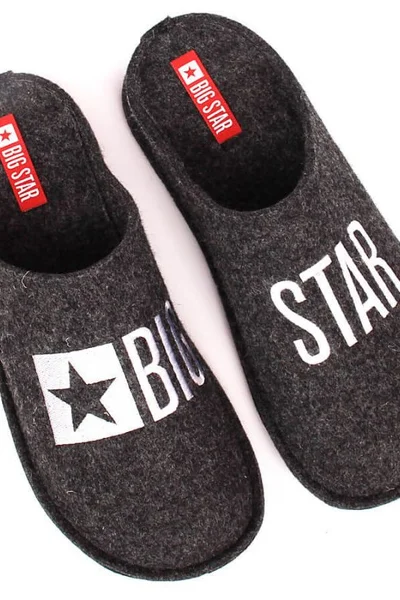 Big Star M 1M18P0 domácí pantofle z vlněné plsti
