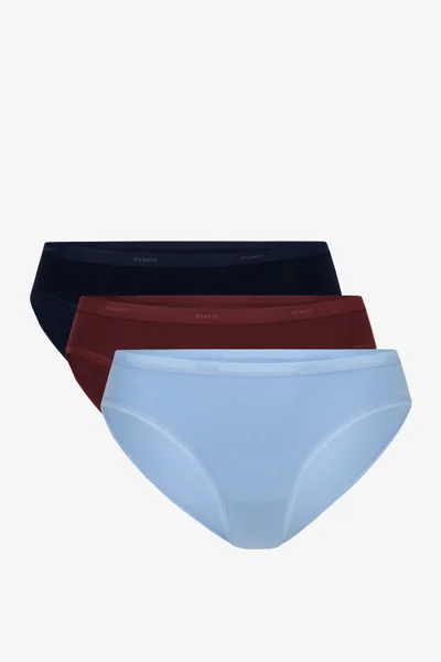 Kompresní dámské bikiny kalhotky Atlantic 3Pack v trend barvách