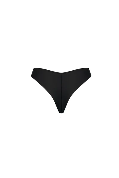 Černé tanga plavky Brazil Mini od značky Self se skrytými švy