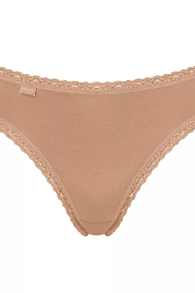 Dámské kalhotky Sloggi Cotton Lace Tai Brown