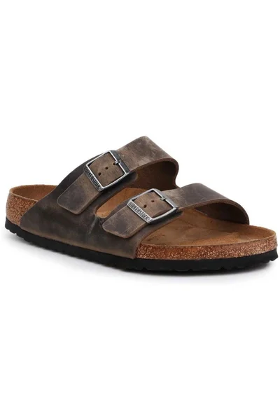 Pánské kožené pantofle Birkenstock Arizona