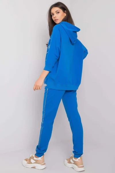 Dámské tmavě modrá tepláková souprava s kalhotami FPrice